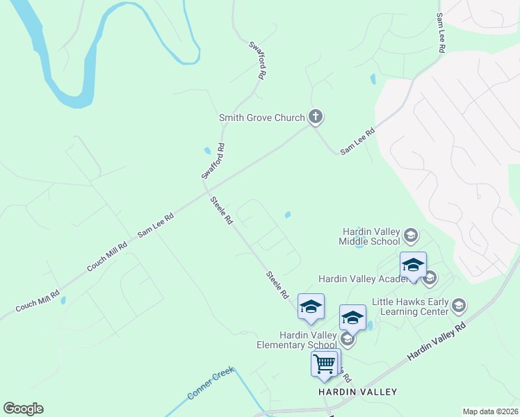 map of restaurants, bars, coffee shops, grocery stores, and more near 2635 Berringer Station Lane in Knoxville