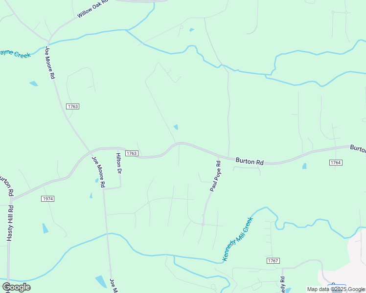 map of restaurants, bars, coffee shops, grocery stores, and more near 2429 Burton Road in Thomasville