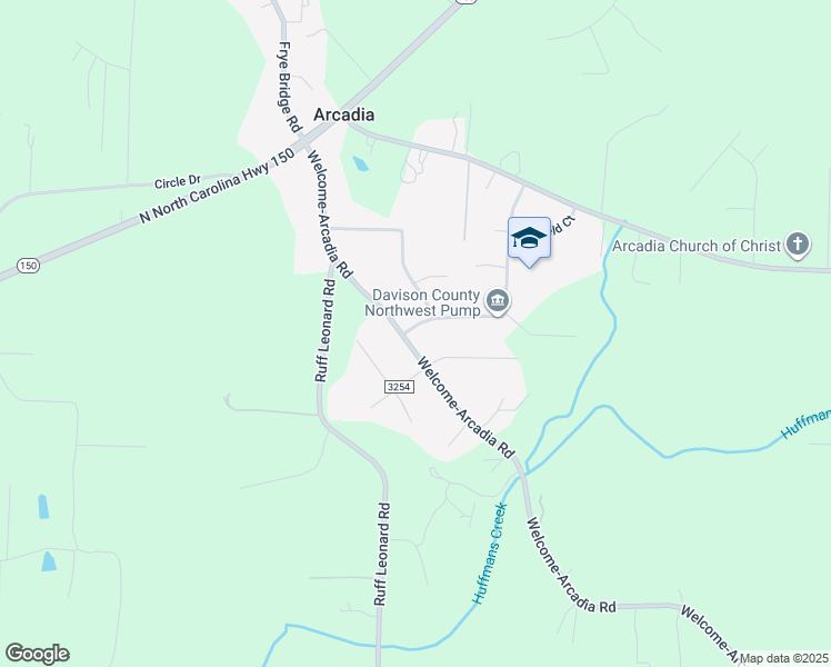 map of restaurants, bars, coffee shops, grocery stores, and more near 3860 Welcome-Arcadia Road in Lexington