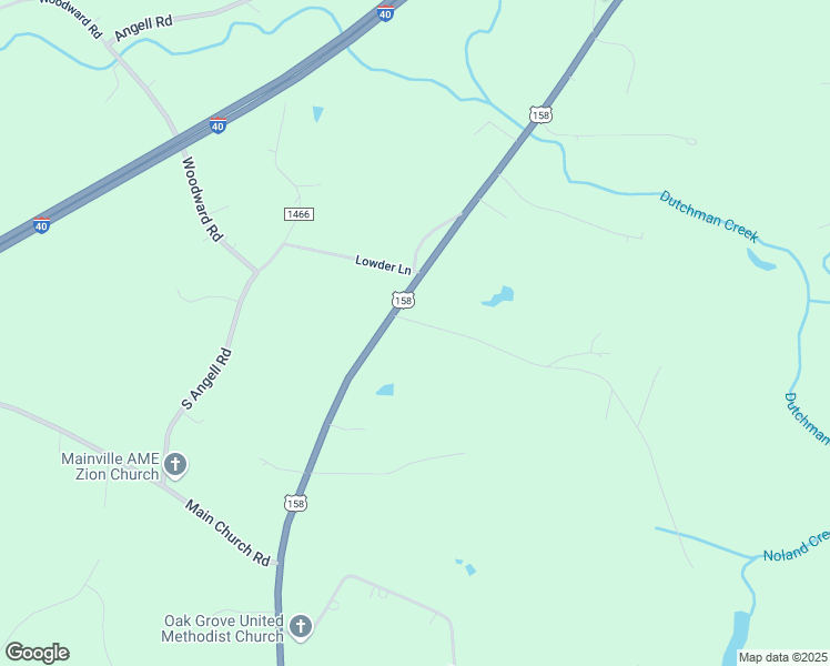 map of restaurants, bars, coffee shops, grocery stores, and more near 114 McClamrock Road in Mocksville