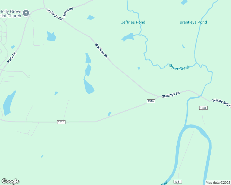 map of restaurants, bars, coffee shops, grocery stores, and more near 9716 Stallings Road in Spring Hope