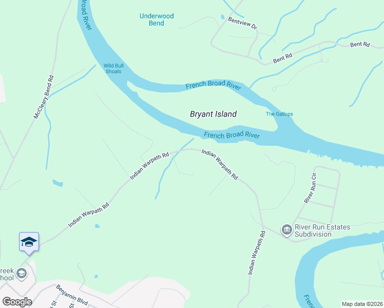 map of restaurants, bars, coffee shops, grocery stores, and more near 1527 Indian Warpath Road in Sevierville