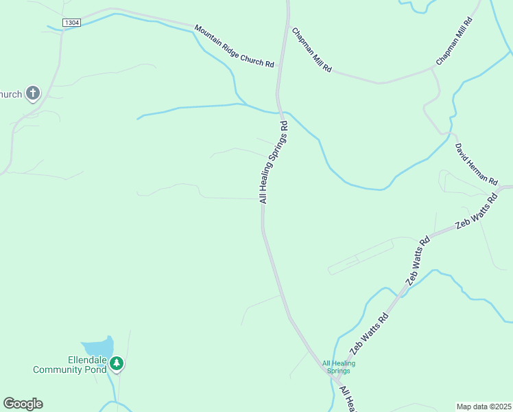 map of restaurants, bars, coffee shops, grocery stores, and more near 1287 All Healing Springs Road in Taylorsville