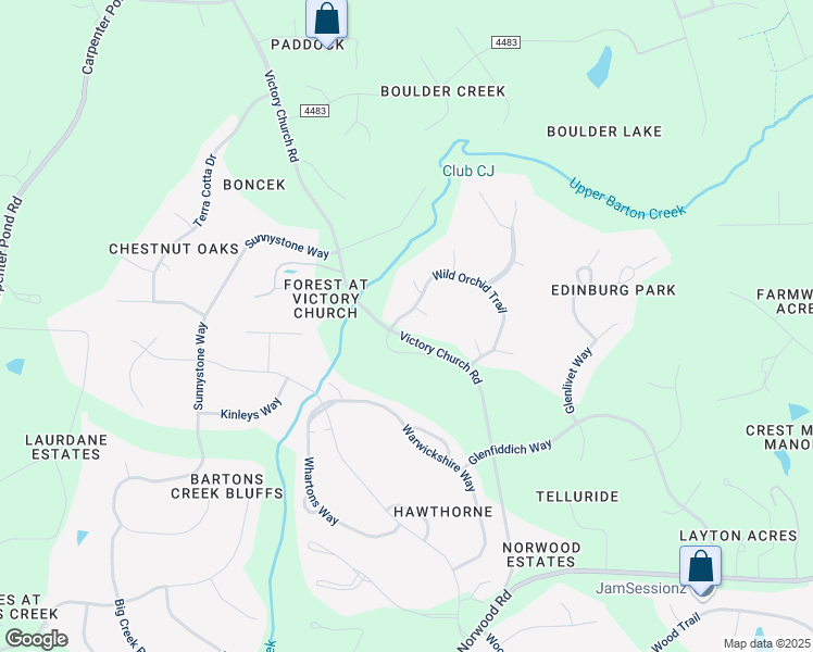map of restaurants, bars, coffee shops, grocery stores, and more near 5921 Wild Orchid Trail in Raleigh