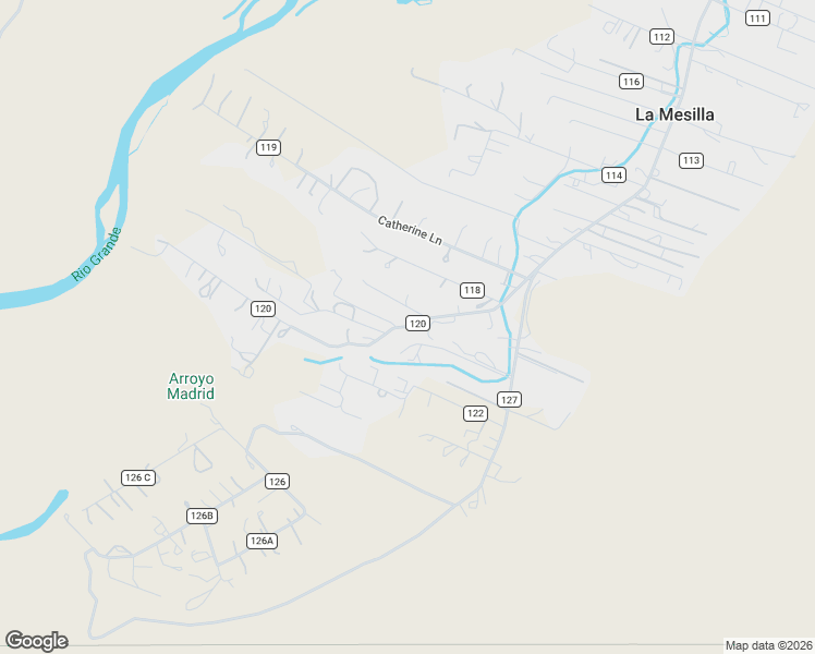 map of restaurants, bars, coffee shops, grocery stores, and more near 51 County Road 120 in Española
