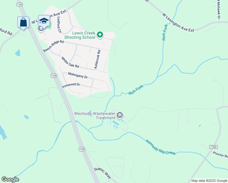 map of restaurants, bars, coffee shops, grocery stores, and more near 529 Mahogany Drive in Thomasville