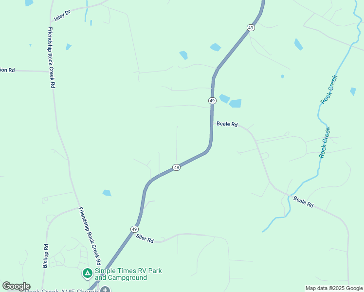 map of restaurants, bars, coffee shops, grocery stores, and more near 7421 Buckingham Mountain Road in Snow Camp