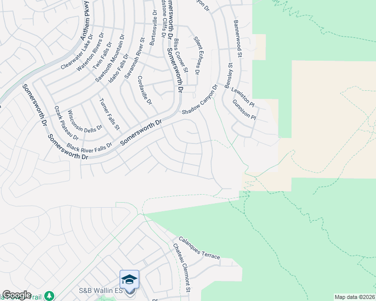 map of restaurants, bars, coffee shops, grocery stores, and more near 2372 Kalkaska Drive in Henderson