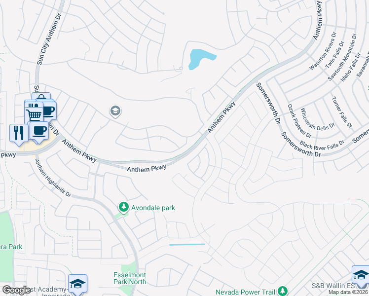 map of restaurants, bars, coffee shops, grocery stores, and more near 2691 White Sage Drive in Henderson