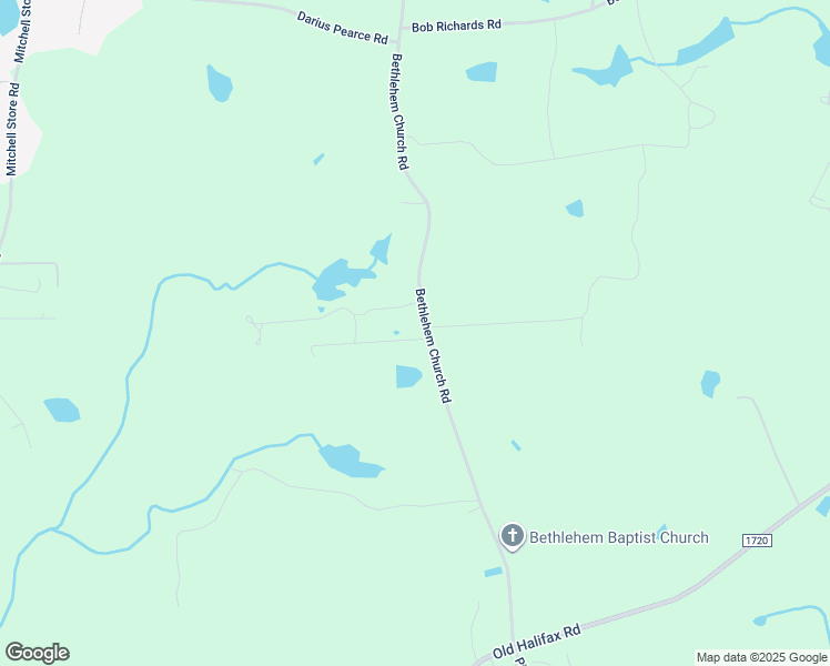 map of restaurants, bars, coffee shops, grocery stores, and more near 1328 Bethlehem Church Road in Youngsville