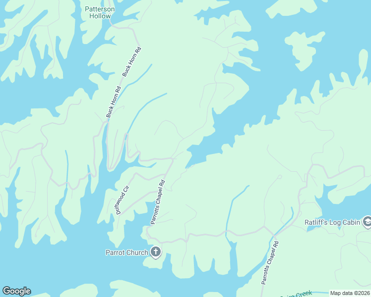 map of restaurants, bars, coffee shops, grocery stores, and more near 1520 Parrotts Chapel Road in Sevierville
