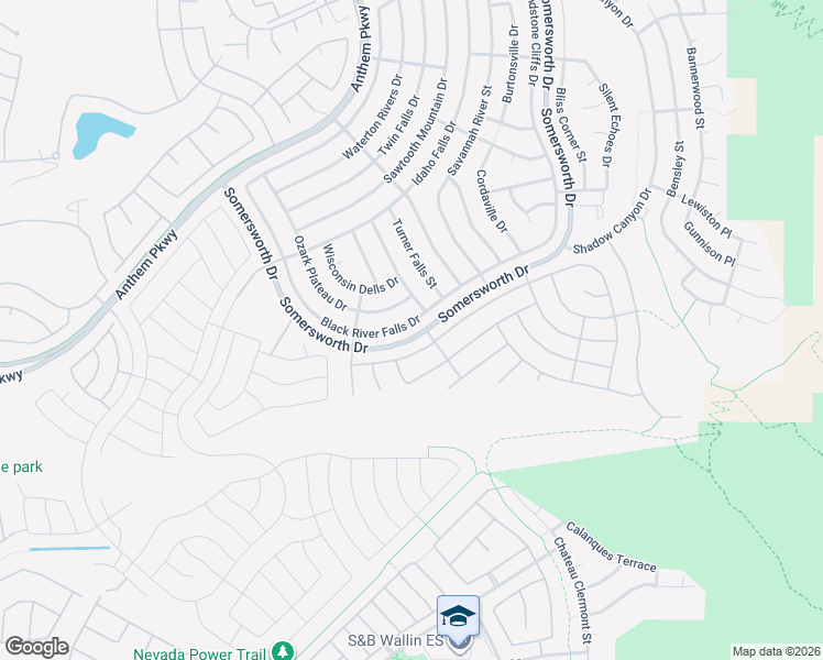 map of restaurants, bars, coffee shops, grocery stores, and more near 2461 Black River Falls Drive in Henderson
