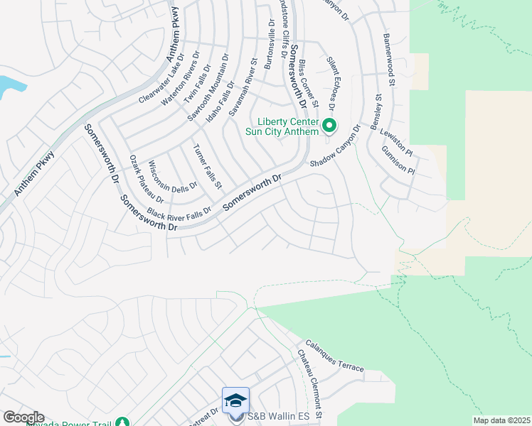 map of restaurants, bars, coffee shops, grocery stores, and more near 2320 Anderson Park Drive in Henderson