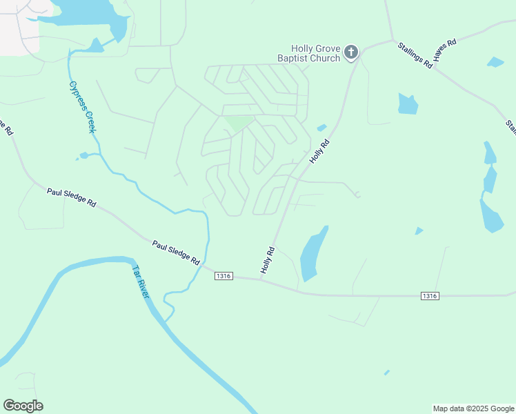 map of restaurants, bars, coffee shops, grocery stores, and more near 220 Vega Loop in Spring Hope