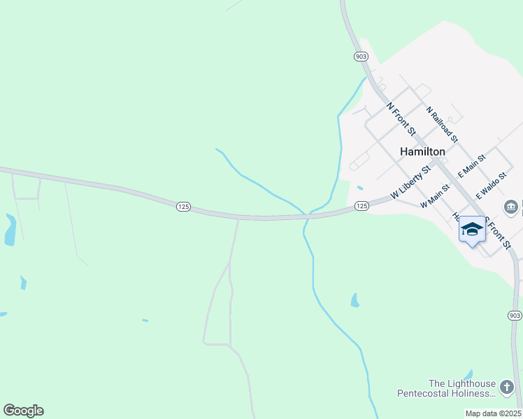 map of restaurants, bars, coffee shops, grocery stores, and more near 12745 North Carolina 125 in Hamilton