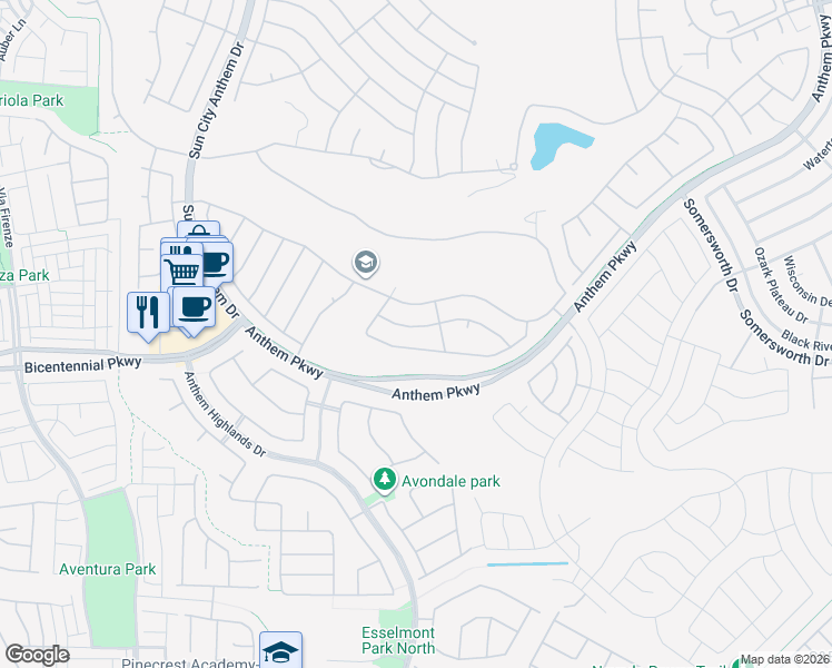 map of restaurants, bars, coffee shops, grocery stores, and more near 2772 White Sage Drive in Henderson
