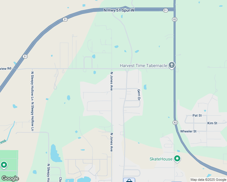 map of restaurants, bars, coffee shops, grocery stores, and more near 1716 North Jones Avenue in Tahlequah
