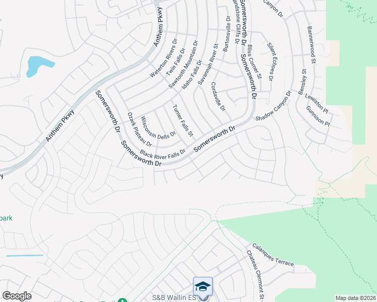 map of restaurants, bars, coffee shops, grocery stores, and more near 2473 Black River Falls Drive in Henderson