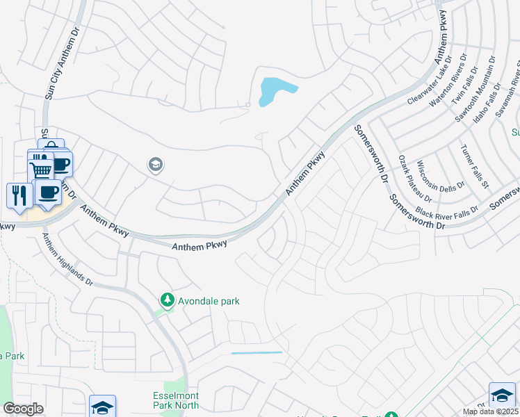 map of restaurants, bars, coffee shops, grocery stores, and more near 2679 White Sage Drive in Henderson