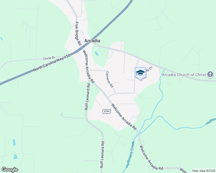 map of restaurants, bars, coffee shops, grocery stores, and more near 147 Cameron Road in Lexington