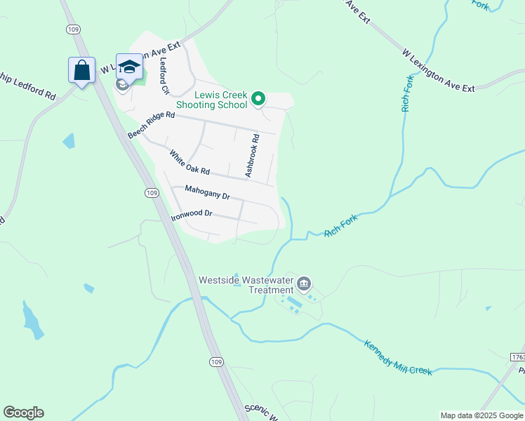 map of restaurants, bars, coffee shops, grocery stores, and more near 385 Ironwood Drive in Thomasville
