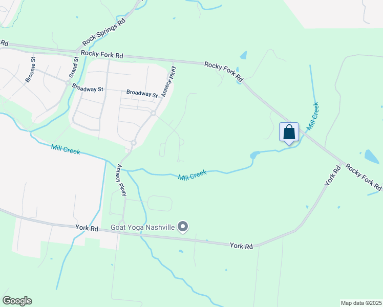 map of restaurants, bars, coffee shops, grocery stores, and more near 2429 Rocky Fork Road in Nolensville