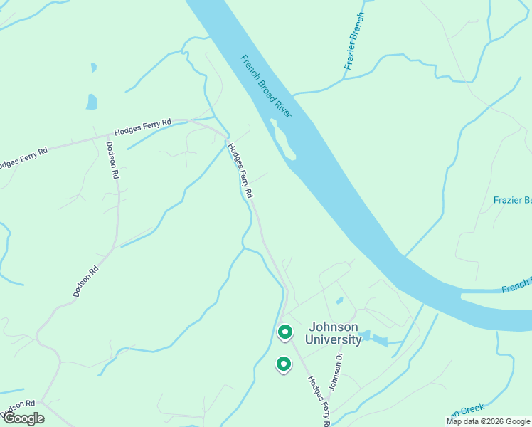 map of restaurants, bars, coffee shops, grocery stores, and more near 7730 Hodges Ferry Road in Knoxville