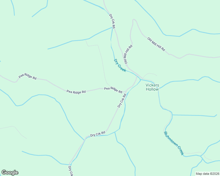 map of restaurants, bars, coffee shops, grocery stores, and more near 3798 Pea Ridge Road in Dowelltown