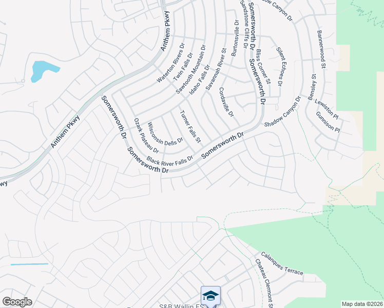 map of restaurants, bars, coffee shops, grocery stores, and more near 2461 Black River Falls Drive in Henderson