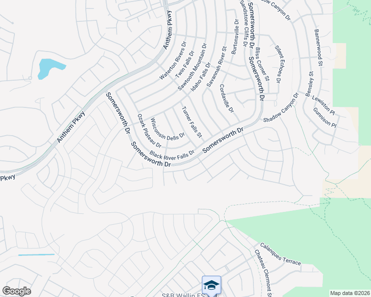 map of restaurants, bars, coffee shops, grocery stores, and more near 2461 Black River Falls Drive in Henderson