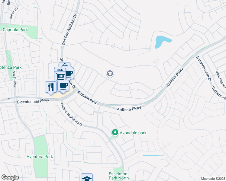 map of restaurants, bars, coffee shops, grocery stores, and more near 2795 White Sage Drive in Henderson