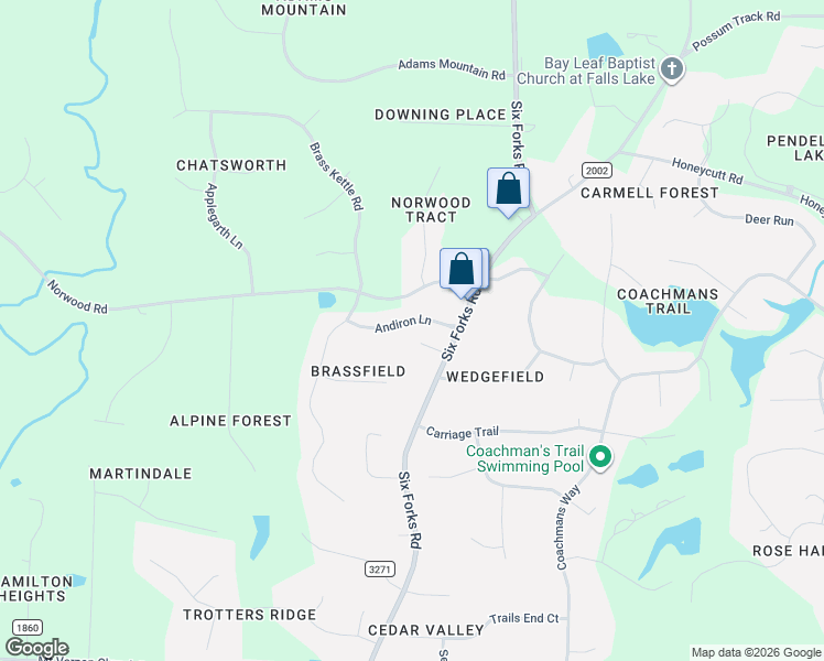 map of restaurants, bars, coffee shops, grocery stores, and more near 1006 Henny Place in Raleigh