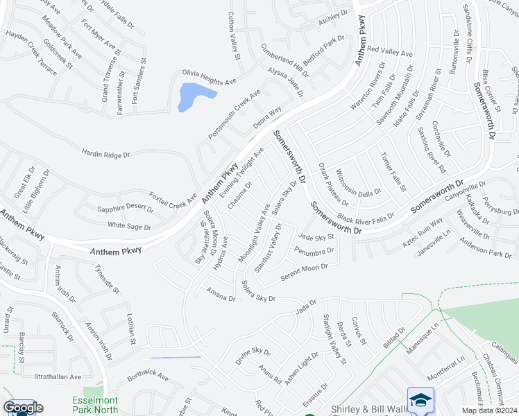 map of restaurants, bars, coffee shops, grocery stores, and more near 2335 Meteor Shower Street in Henderson