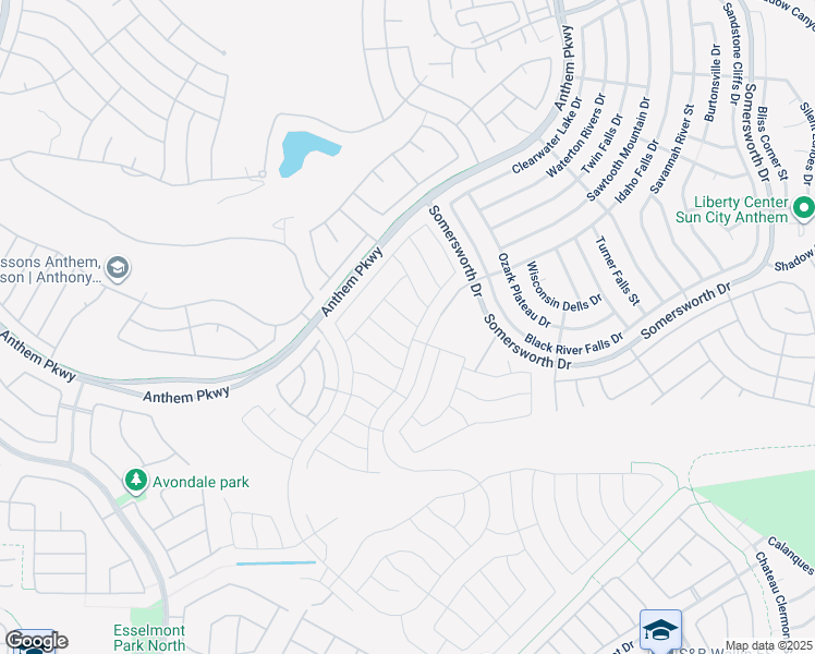 map of restaurants, bars, coffee shops, grocery stores, and more near 2335 Meteor Shower Street in Henderson