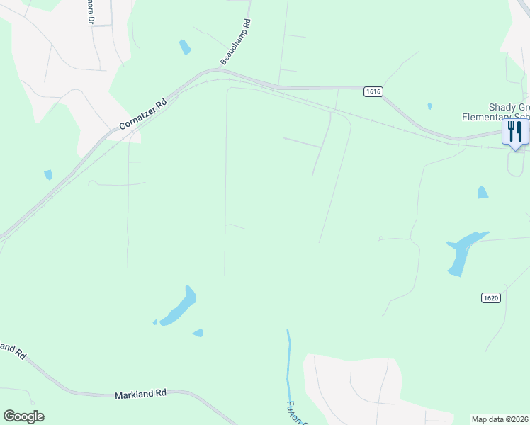 map of restaurants, bars, coffee shops, grocery stores, and more near 443 Rabbit Farm Trail in Advance