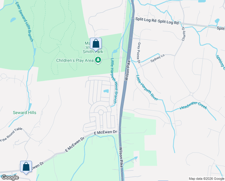 map of restaurants, bars, coffee shops, grocery stores, and more near 228 Pennystone Circle in Franklin