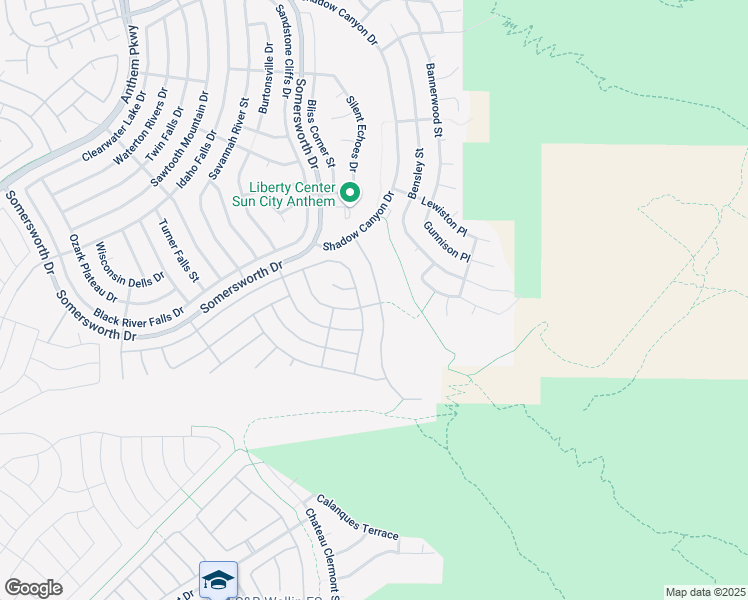 map of restaurants, bars, coffee shops, grocery stores, and more near 2349 Orangeburg Place in Henderson