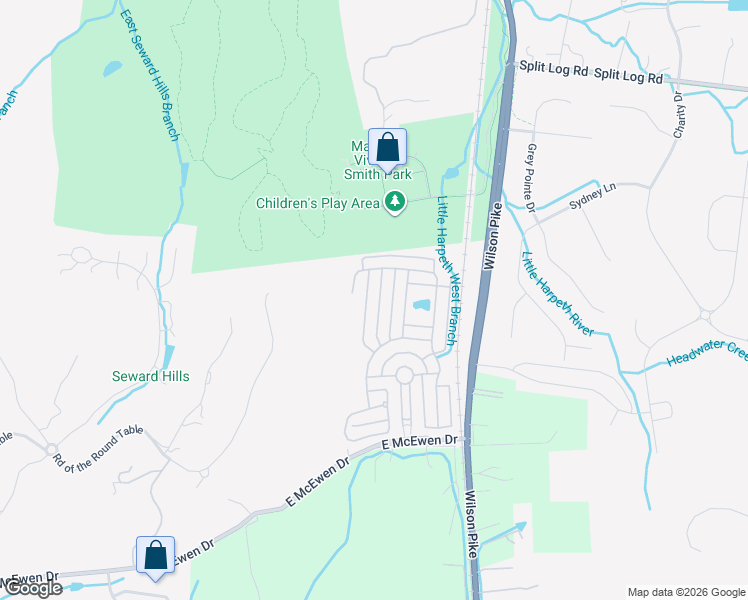 map of restaurants, bars, coffee shops, grocery stores, and more near 633 Patriot Lane in Franklin