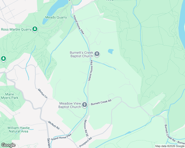 map of restaurants, bars, coffee shops, grocery stores, and more near 4016 Island Home Pike in Knoxville