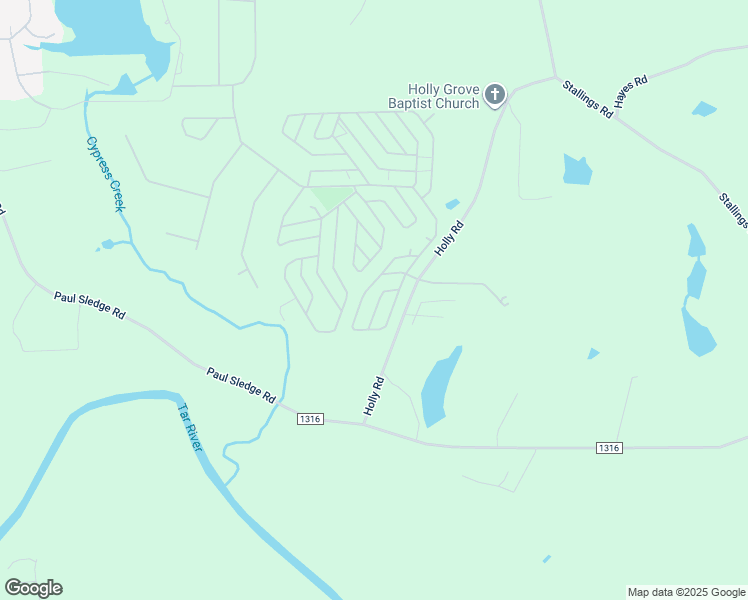 map of restaurants, bars, coffee shops, grocery stores, and more near 114 Poma Drive in Spring Hope
