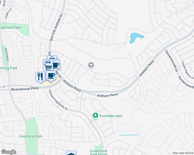 map of restaurants, bars, coffee shops, grocery stores, and more near 2856 Sapphire Desert Drive in Henderson