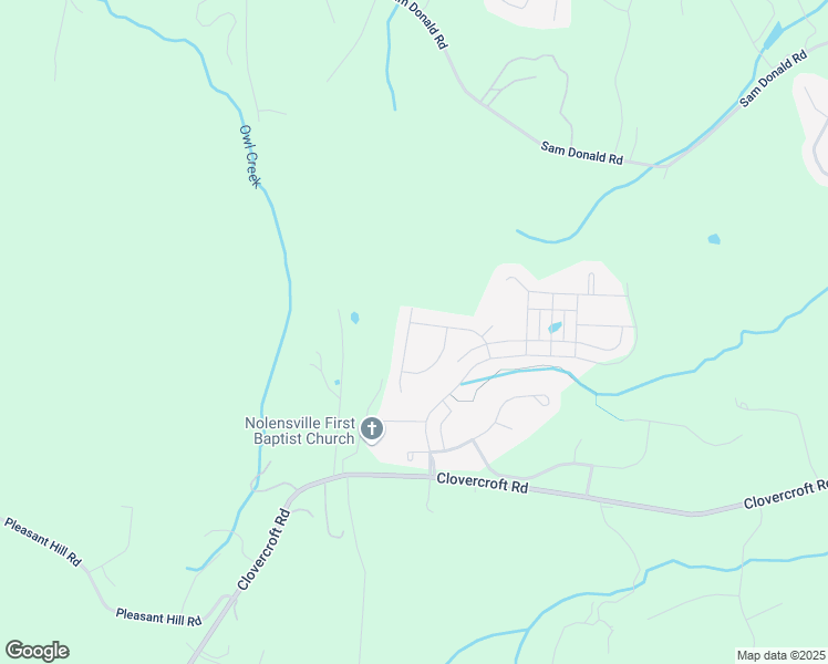 map of restaurants, bars, coffee shops, grocery stores, and more near 1200 Spruell Drive in Nolensville