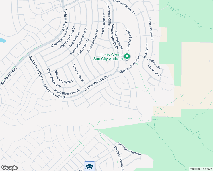 map of restaurants, bars, coffee shops, grocery stores, and more near 2272 Canyon Ville Drive in Henderson