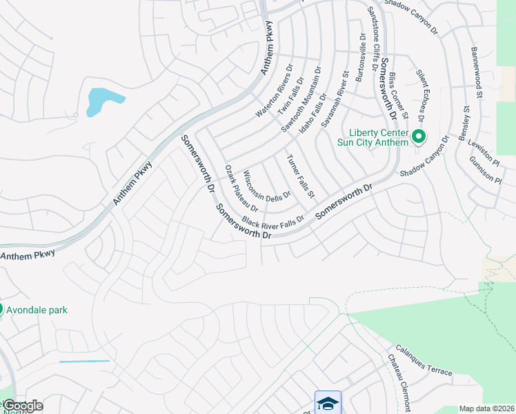 map of restaurants, bars, coffee shops, grocery stores, and more near 2378 Ozark Plateau Drive in Henderson