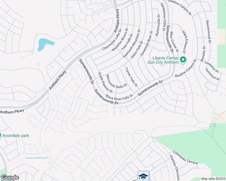 map of restaurants, bars, coffee shops, grocery stores, and more near 2378 Ozark Plateau Drive in Henderson
