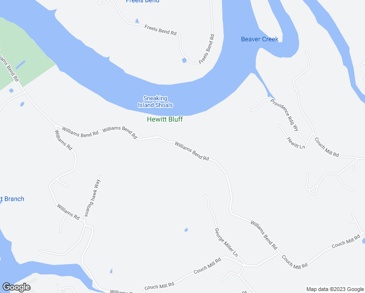 map of restaurants, bars, coffee shops, grocery stores, and more near 2828 Williams Bend Road in Knoxville