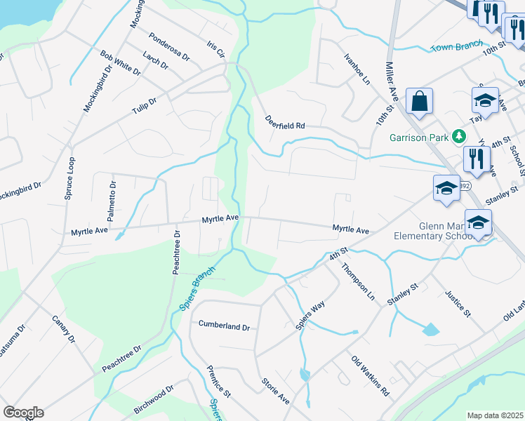 map of restaurants, bars, coffee shops, grocery stores, and more near 92 Jacobs Crossing Drive in Crossville