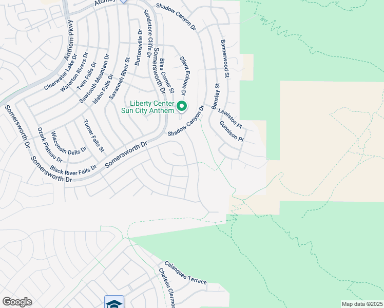 map of restaurants, bars, coffee shops, grocery stores, and more near 2337 Orangeburg Place in Henderson