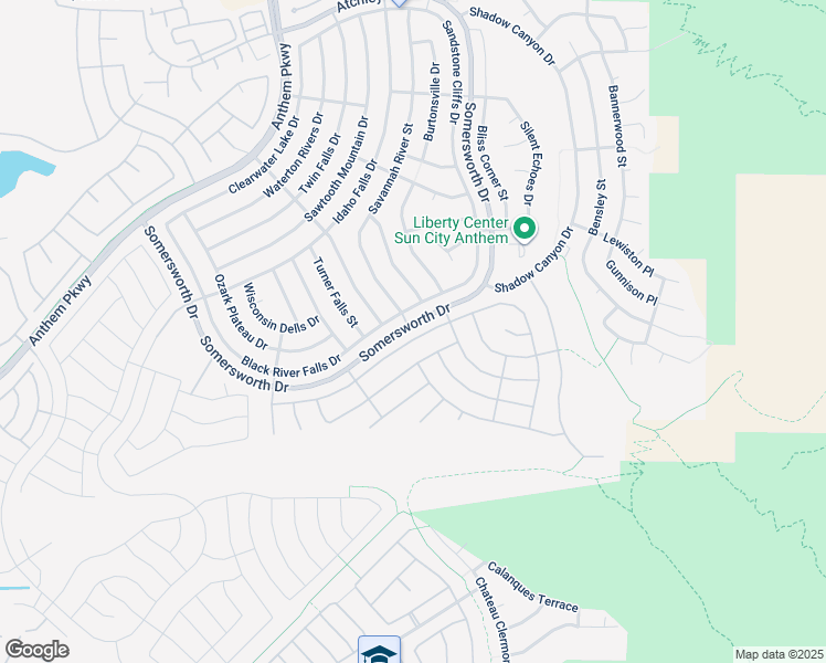 map of restaurants, bars, coffee shops, grocery stores, and more near 2292 Canyon Ville Drive in Henderson