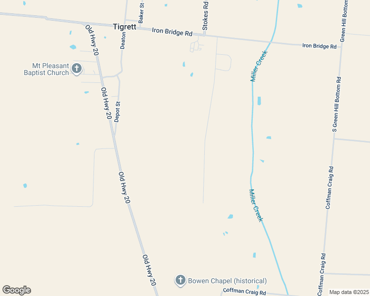 map of restaurants, bars, coffee shops, grocery stores, and more near in Tigrett